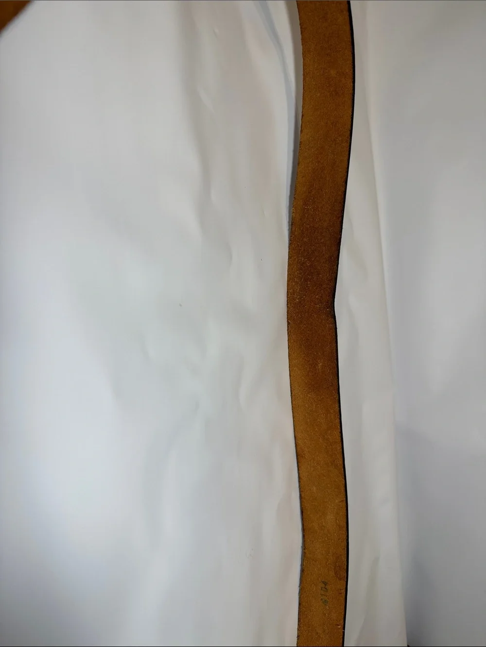 Vintage Handcrafted Tooled Leather Belt produced by Gabco in 1983